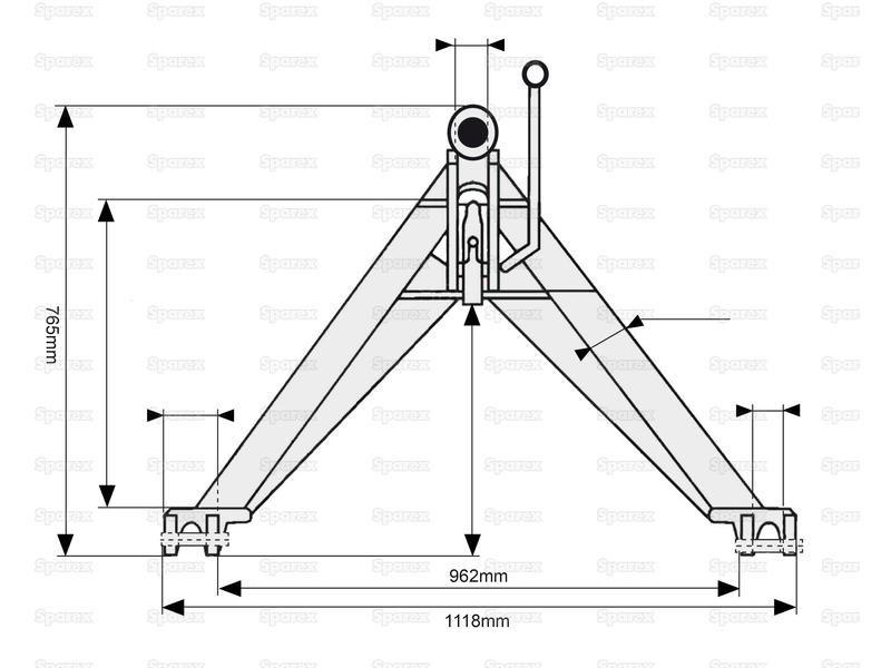 A Frame Quick Hitch System (Cat.3) CE Approved