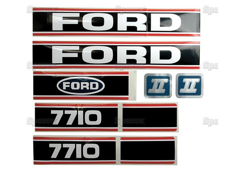 Decal Set - Ford / New Holland 7710 Force II for Ford New Holland 7710 (10 Series)