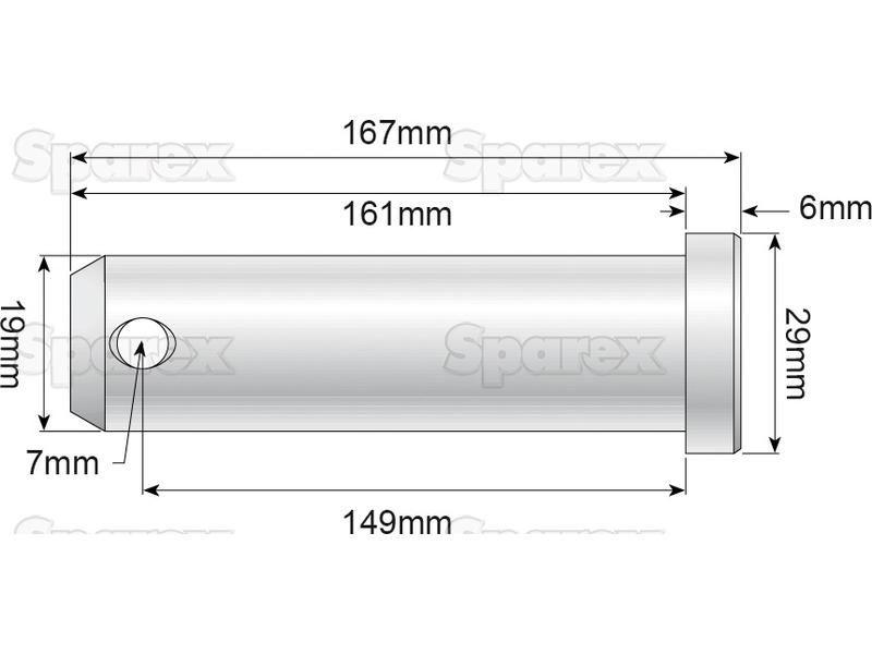 Loader pin 19x149mm Cat.1