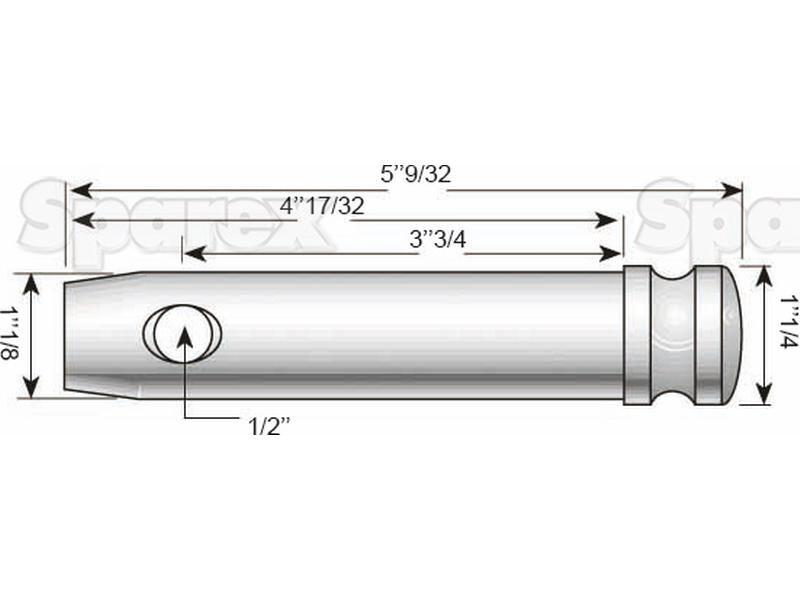 Lower link pin 28x95mm Cat. 2 Lely (9.1088.0014.3)