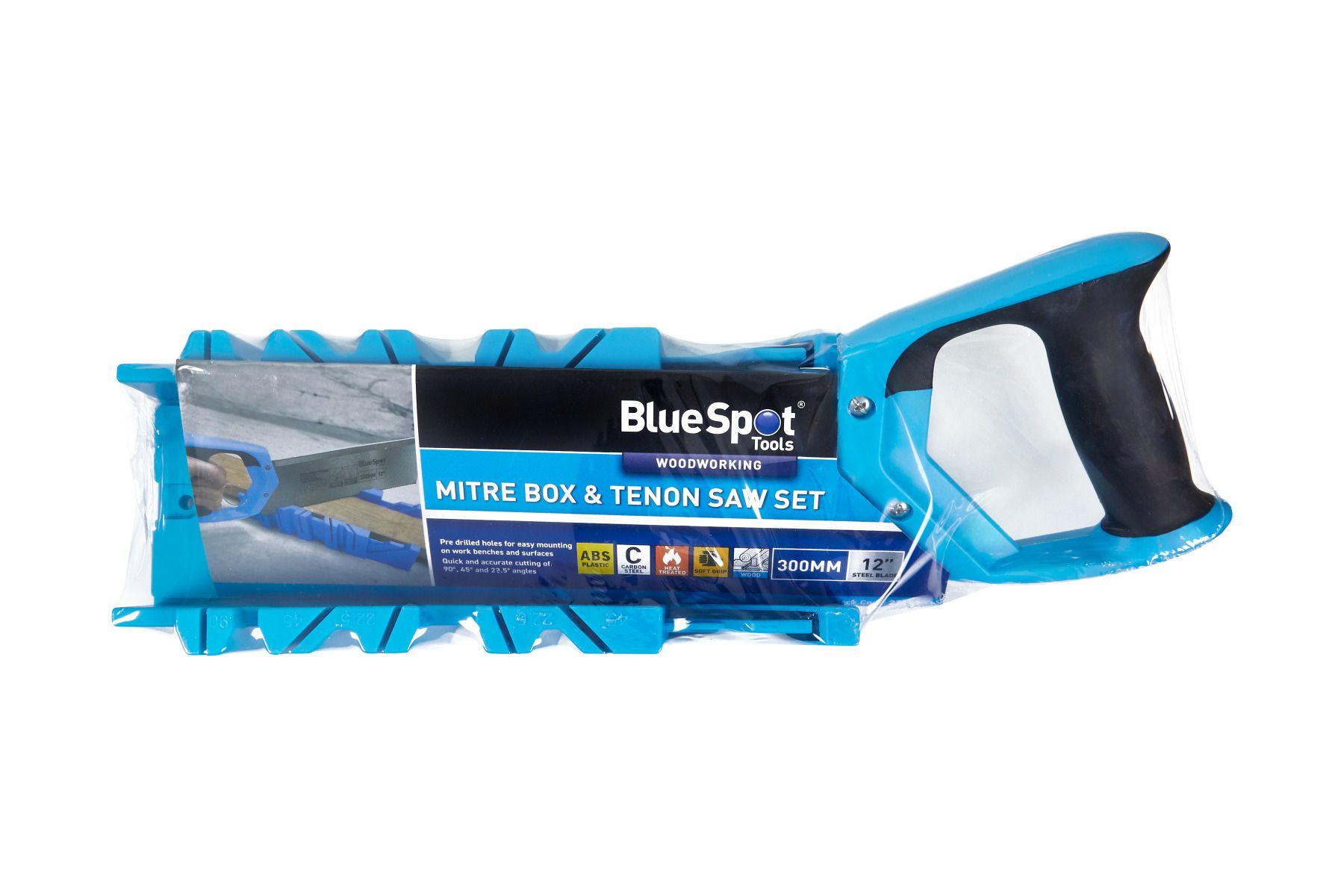 Blue Spot Tools 300mm (12") Mitre Box and 300mm (12") Tenon Saw Set