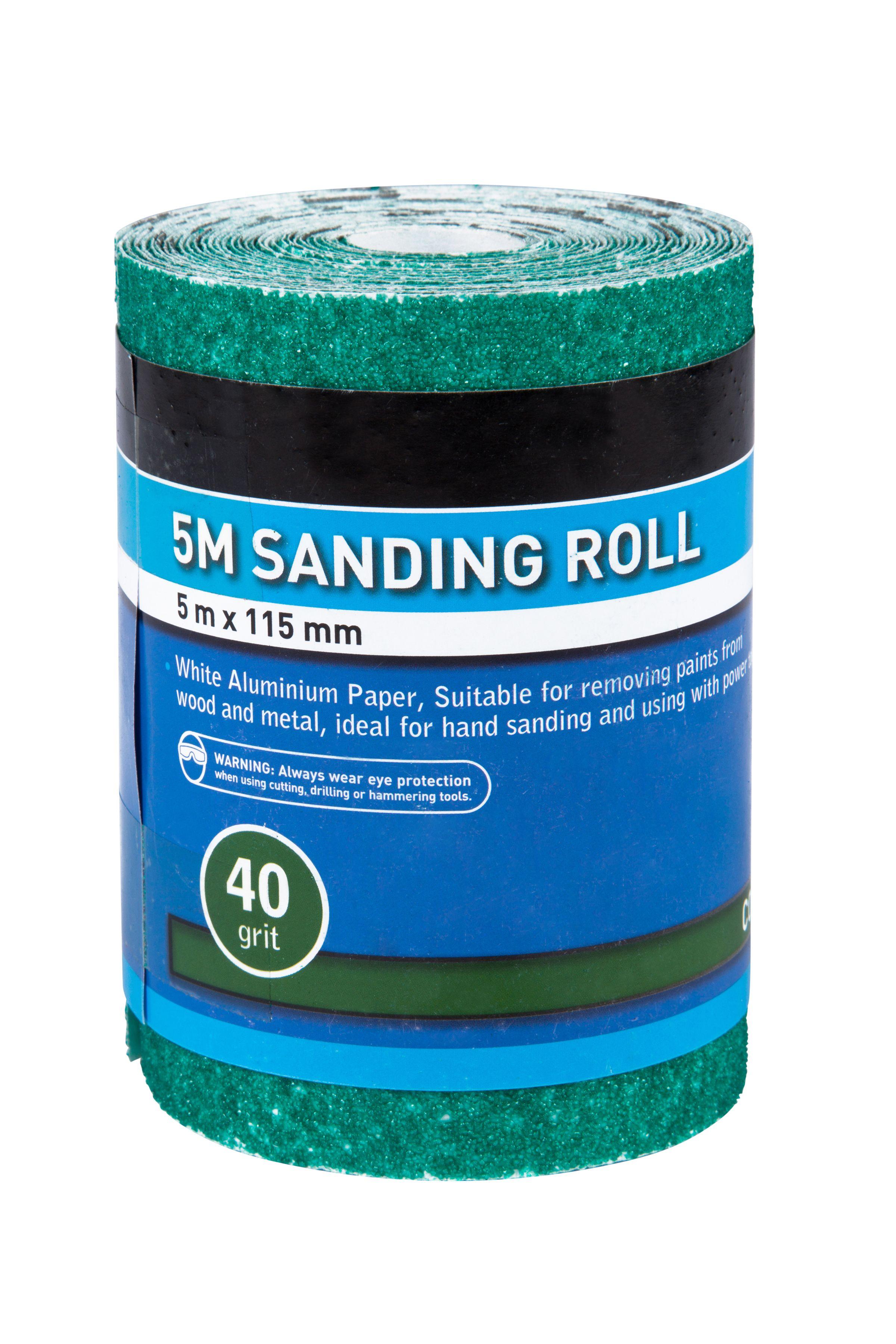 Blue Spot Tools 5mtr 115mm Sanding Roll 40 Grit