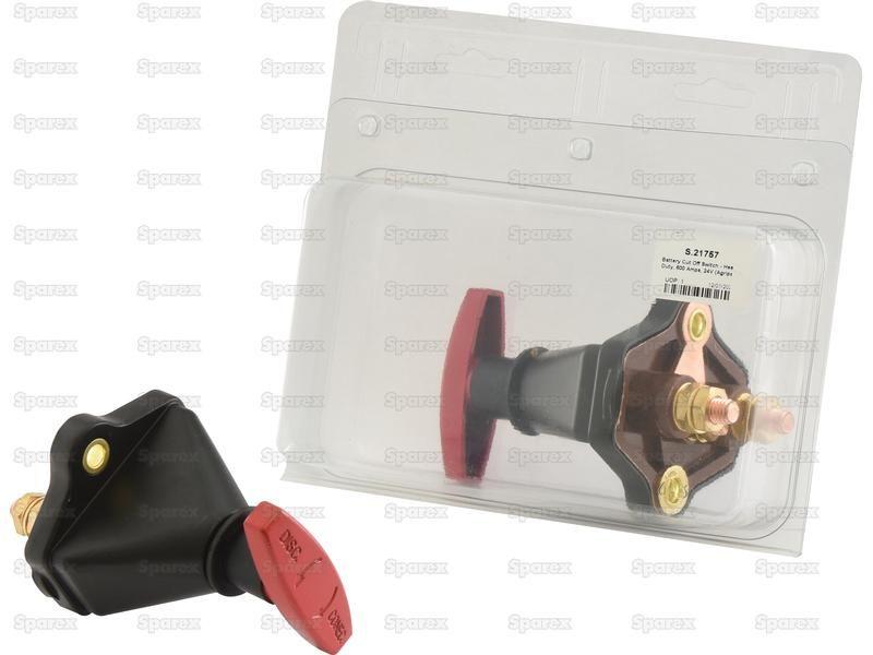 Battery Cut Off Switch - Heavy Duty, 600 Amps, 24V (Agripak)