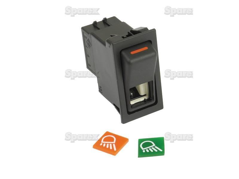 Rocker Switch - Work Lights, 2 Position (On/Off) for Ford New Holland 8830 (30 Series)