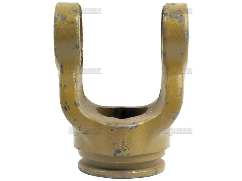 PTO Tube Yoke (U/J Size: 27 x 74.5mm) Profile: Lemon, Size: 34.5 x 4mm, Ref: Ov. La Magdalena, Massey Ferguson, Walterscheid