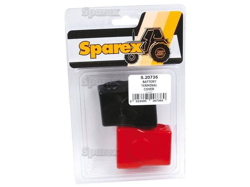 Battery Terminal Covers Black/ Red Agripak