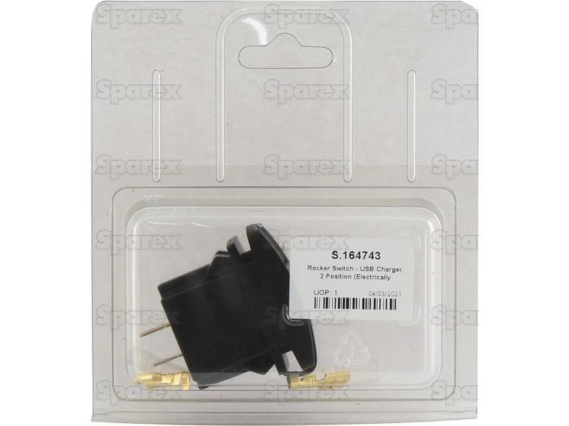 Rocker Switch - USB Charger, 2 Position(), 1pc. Agripak