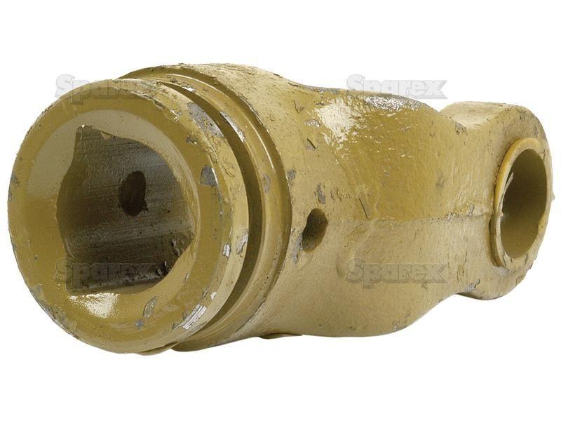 PTO Tube Yoke (U/J Size: 23.8 x 61.2mm) Profile: Triangle, Size: 29 x 4mm, Ref: 12504. Bondioli & Pavesi, La Magdalena, Massey Ferguson, Same