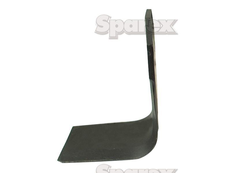 Rotavator Blade Square RH 80x7mm Height: 182mm. Hole centres: 34/57mm. Hole Ø: 12.5mm. Replacement for Carraro Carraro (98715)