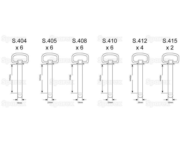 Display Box Hitch Pins