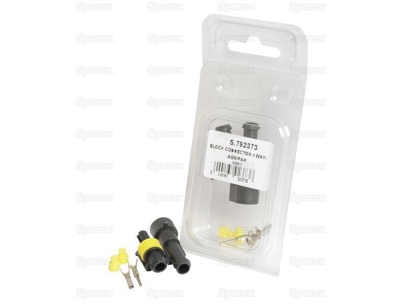 Superseal Block Connector-1 Way Kit (1pc male / 1pc Female) Agripak