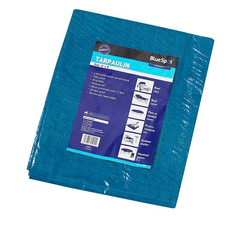 Blue Spot Tools 1.8m x 1.2m Tarpaulin