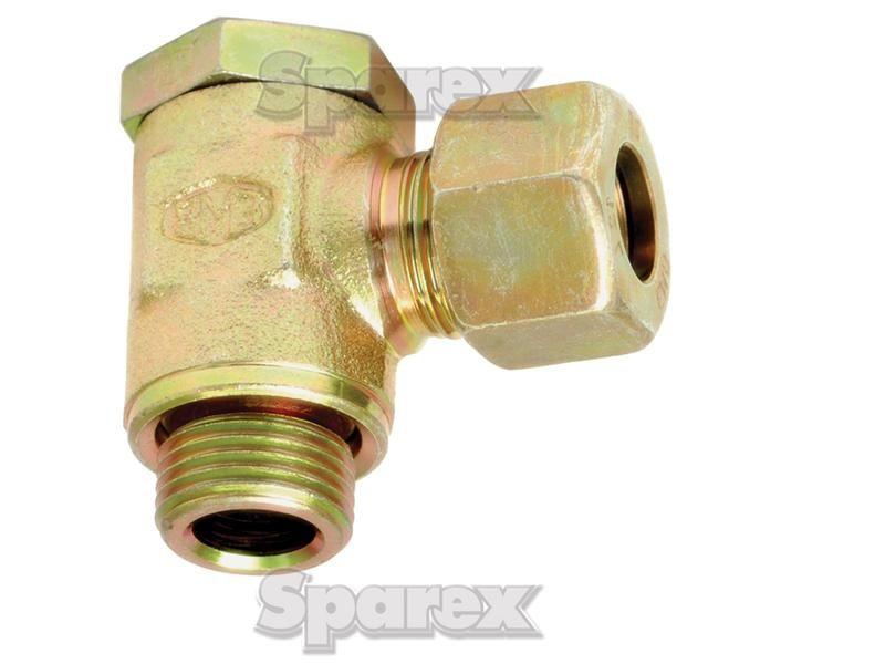 Hydraulic Metal Pipe Banjo Coupling S.W.V. 15L with bolt PARKER HANNIFIN (SWVE15LMCF, SWVE15LMOMDCF)