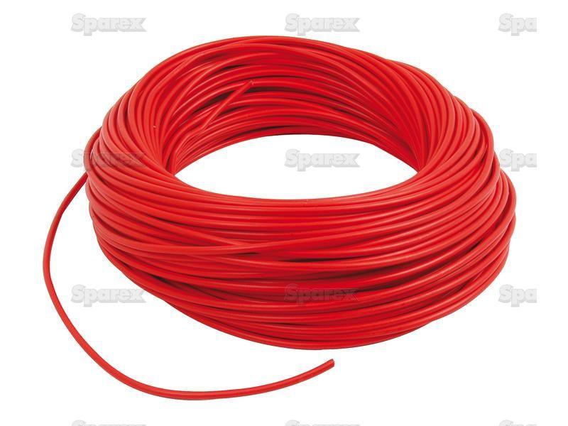 Electrical Cable - 1 Core, 2.5mm°² Cable, Red (Length: 50M), ()