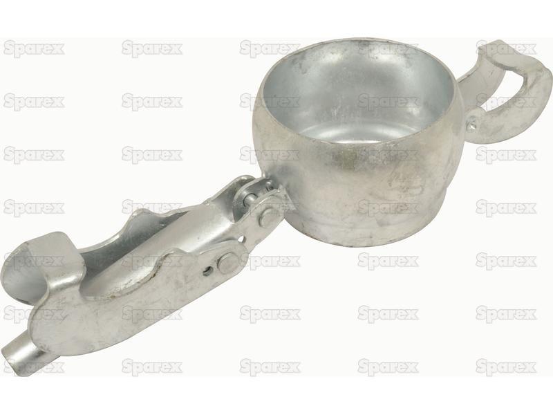 Male Blanking Plug 4" Galvanised B |  for Bauer Slurry Equipment