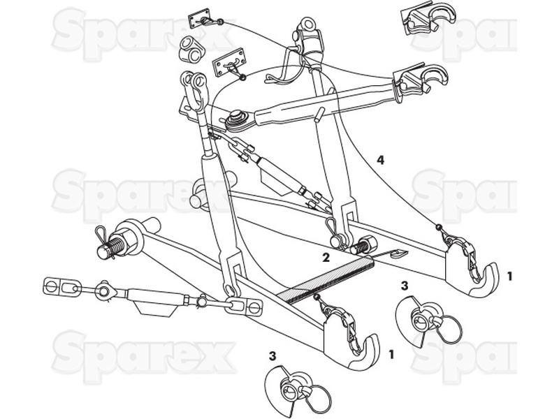 Lower Link Hook Conversion Kit (Cat. 1)