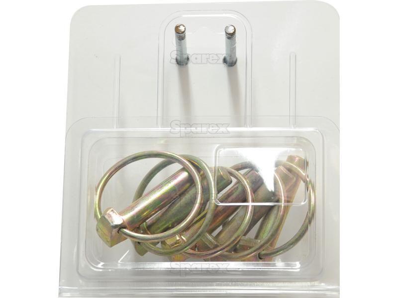 Round Linch Pin, Pin Ø10.5mm x 44.5mm (5 pcs. Agripak)