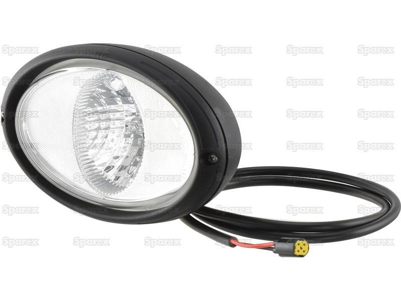 Halogen Work Light Oval LH - 12V (55W) for Ford New Holland
