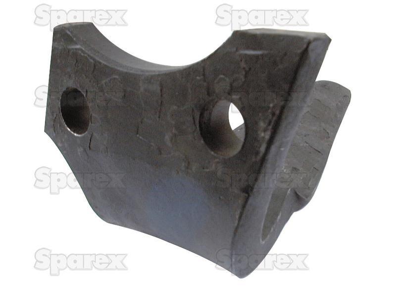 Power Harrow Blade 100x18x330mm LH. Hole centres: 70mm. Hole Ø 17.5mm. Replacement forRabewerk. for Rabewerk VKE