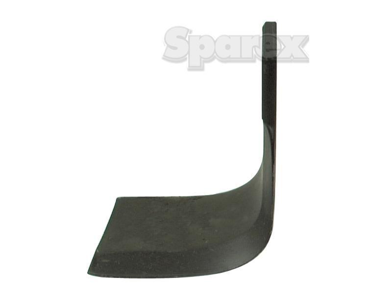 Rotavator Blade Square LH 100x10mm Height: 202mm. Hole centres: 76mm. Hole Ø: 16.5mm. Replacement for Horsch, Howard for Horsch VARIOUS