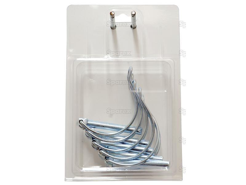 Pipe Linch Pin, Pin Ø8mm x 60mm (5 pcs. Agripak)
