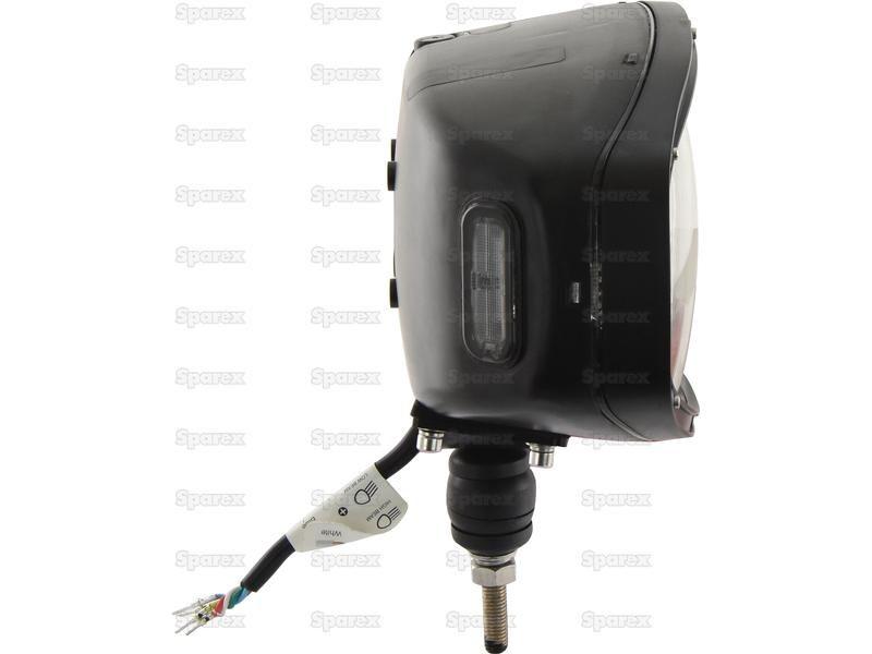 LED Head Light, Interference: Class 3, RH (LH Dip), 1200 - 1290 Lumens Raw, 10-30V for JCB FASTRAC 2115
