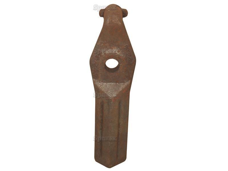 Rotavator Blade Straight - 42x10mm Height: 215mm. Hole centres: mm. Hole Ø: 16.3mm. Replacement for Pegoraro for Pegoraro PEGOLAMA