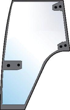 FORD NEW HOLLAND GLASS-DOOR-LH-6 HOLES 100579
