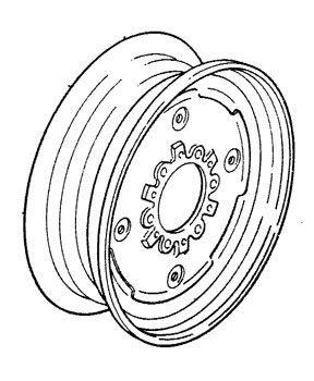 MASSEY FERGUSON TRACTOR WHEEL RIM (AGCO) 885599M92