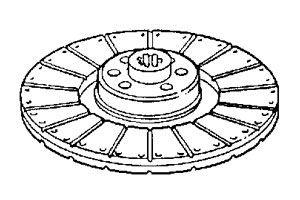 MASSEY FERGUSON TRACTOR CLUTCH DISC (AGCO) 3599462M92