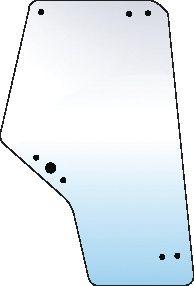 JOHN DEERE GLASS-DOOR-LH&RH-8 HOLES 100620