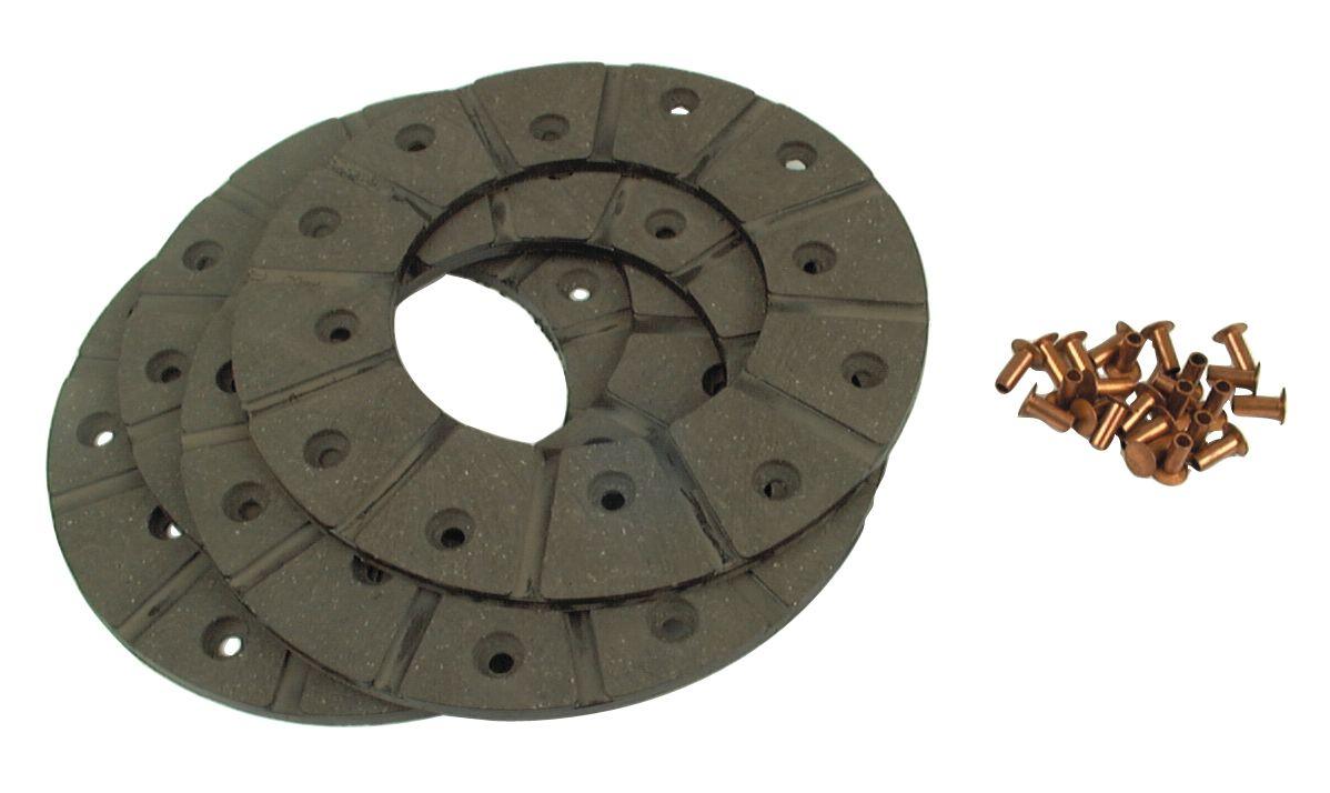 LEYLAND BRAKE LININGX4-C/W 24 RIVETS 13975