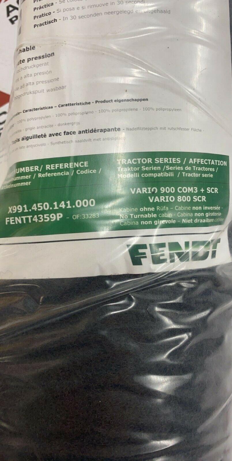 Fendt Carpet Floormat to suit 800 + 900 Series Standard Quality