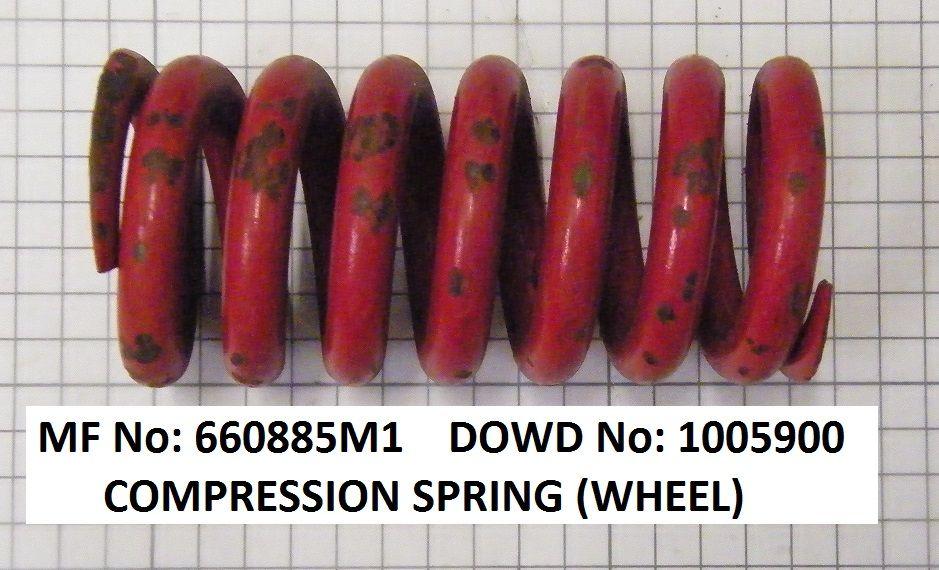 Massey Ferguson COMPRESION SPRING Part No:660 885 M1