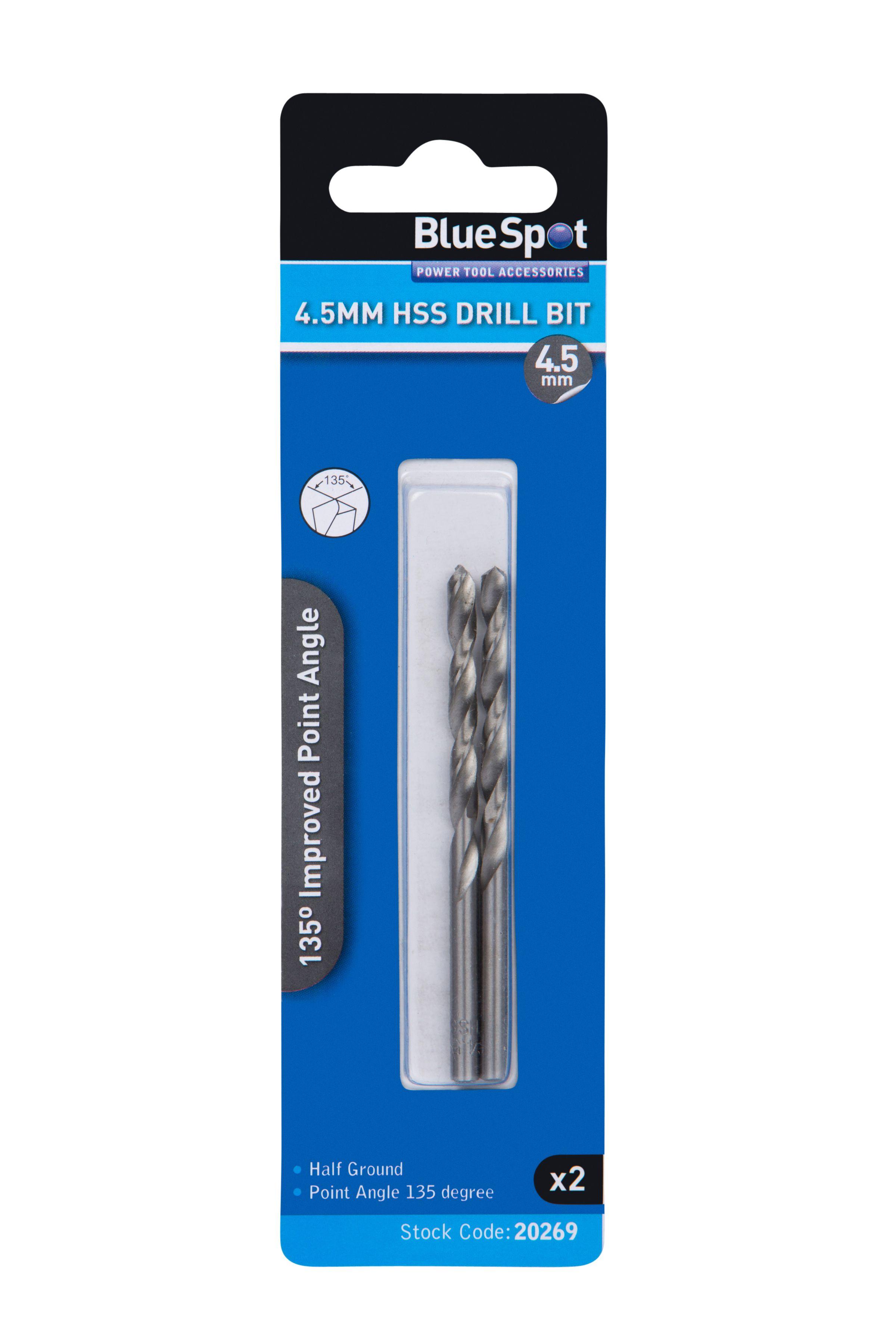 Blue Spot Tools 10 PCE Cobalt Fully Ground 4.2mm Drills