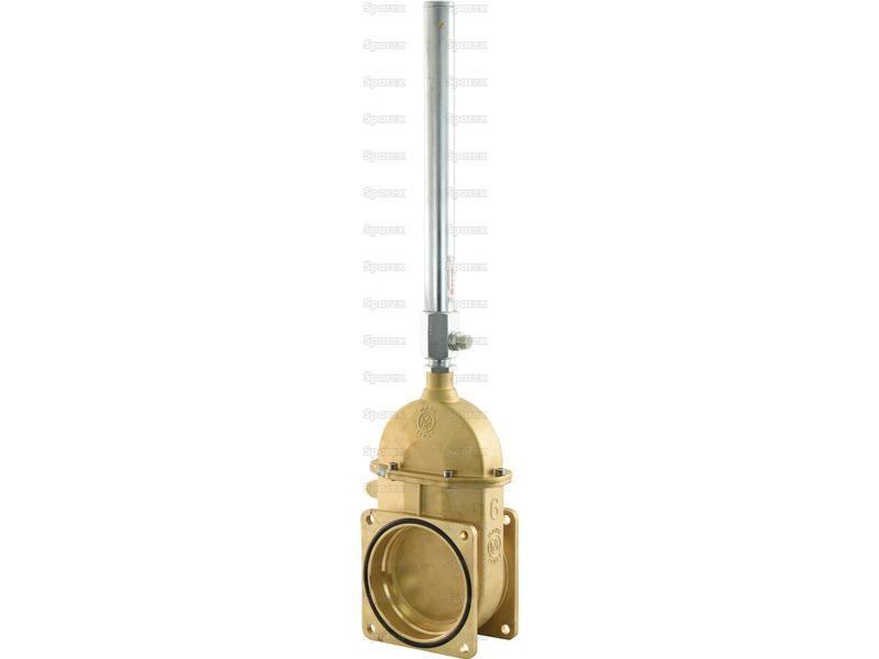 Gate valve with gas hydraulic ram - Double flanged - Heavy duty 6''
