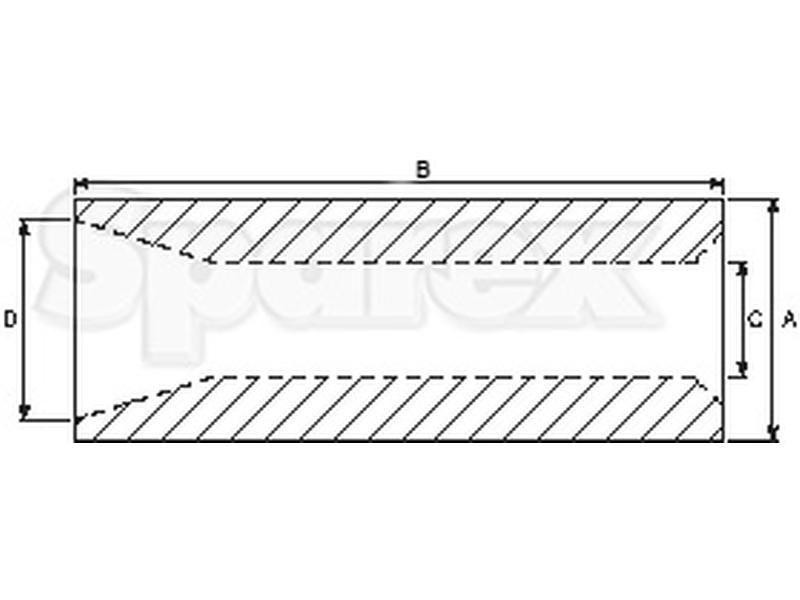 Loader Tine Bush - Ø50 x 110mm (Conus 2)