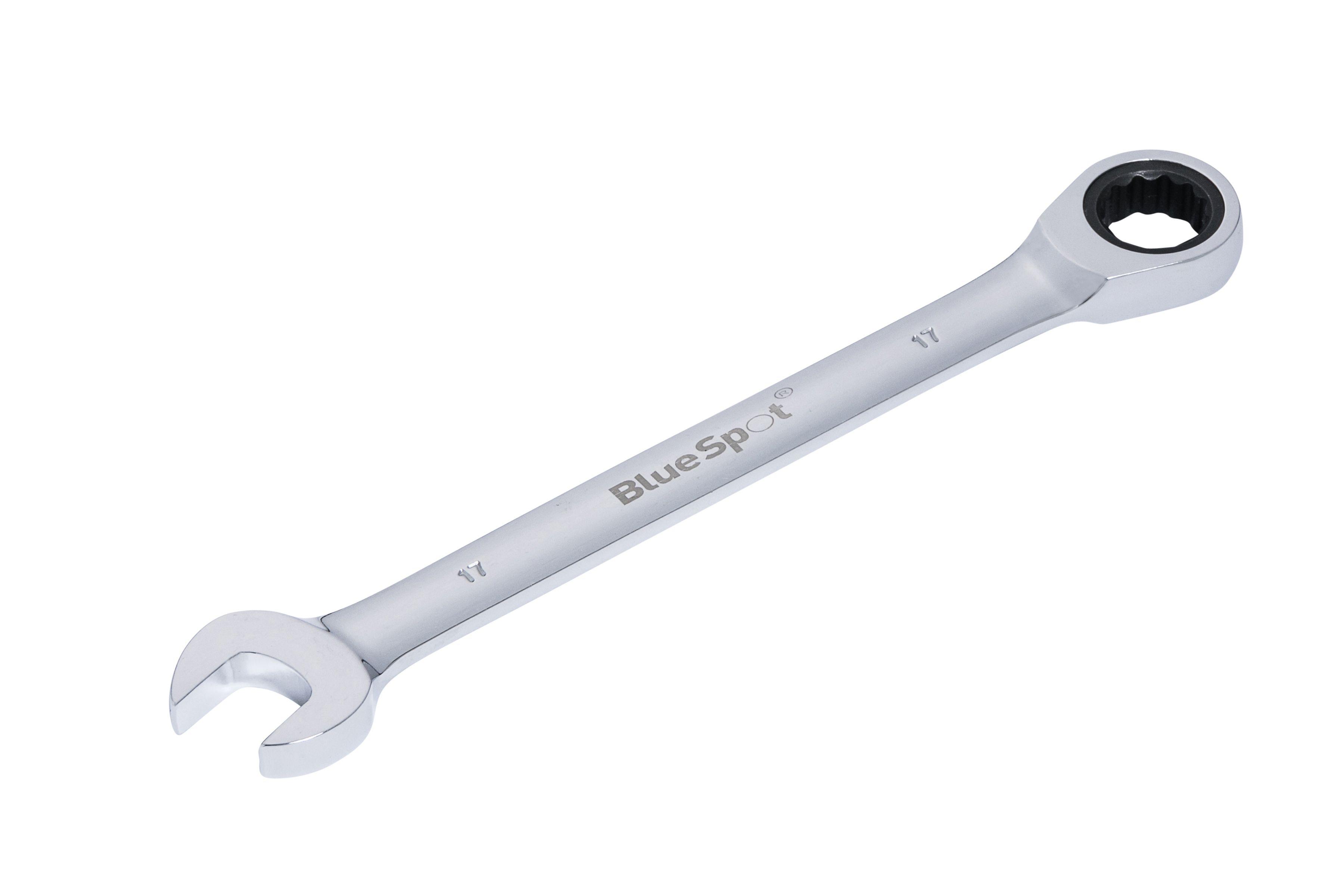Blue Spot Tools 17mm Ratchet Spanner Fixed Head