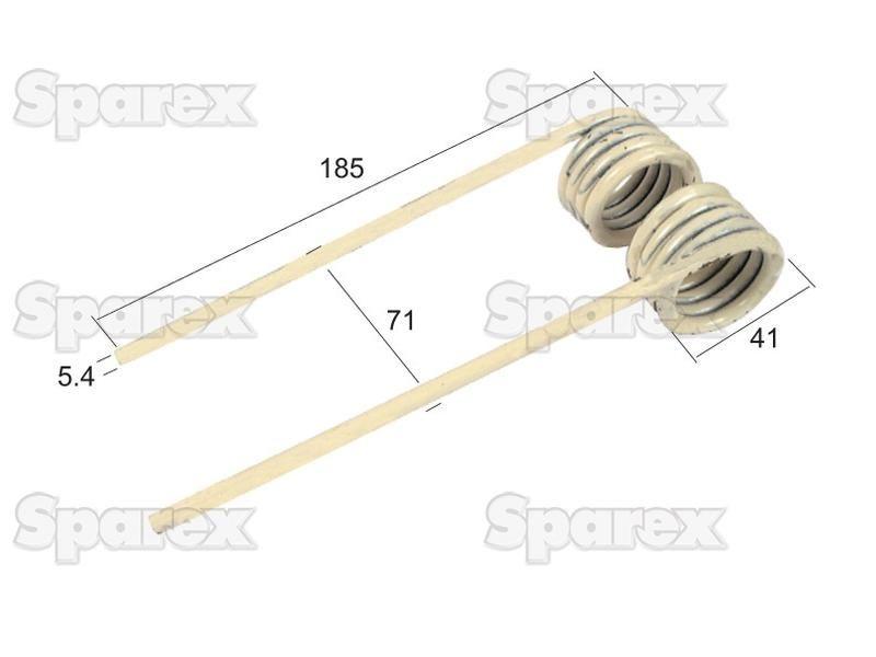 Pick-Up Haytine - - - Length:185mm, Width:71mm, Ø5.4mm - Replacement for Rivierre Casalis, PZ for Rivierre Casalis