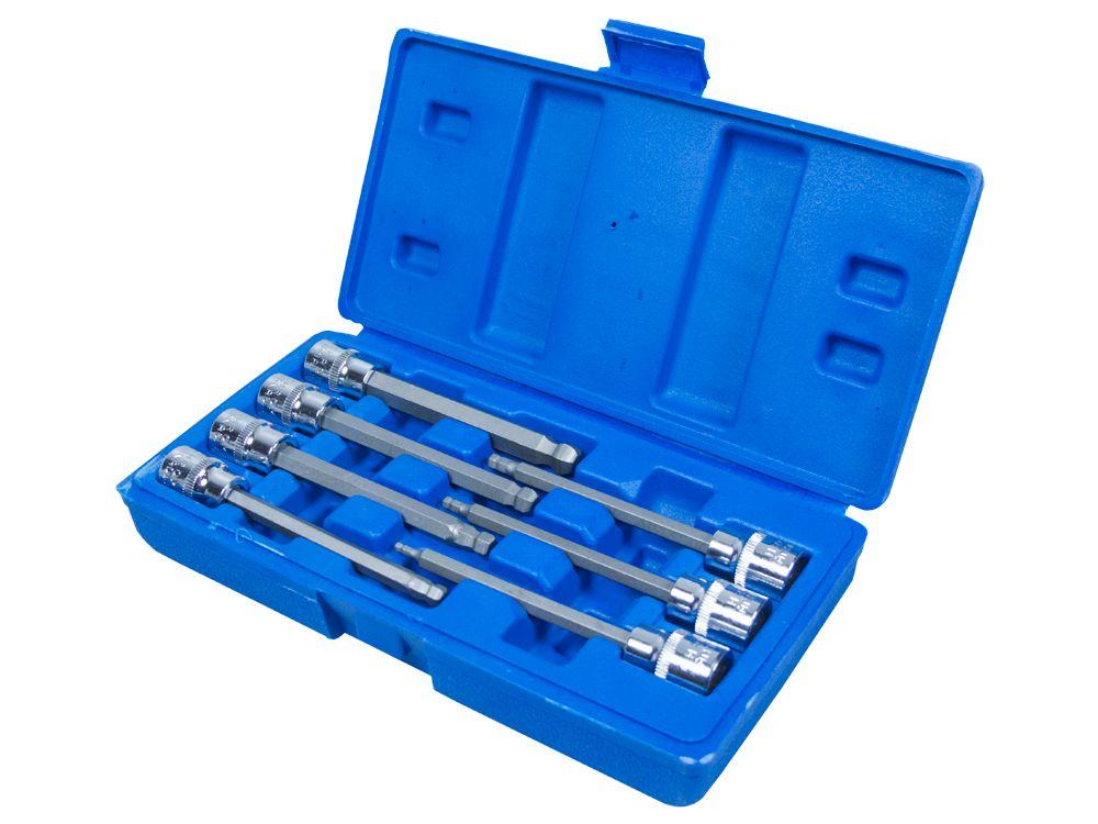 Blue Spot Tools 7 PCE 3/8" Drive Extra Long Ball Ended Hex Socket Bit Set (H3-H10)