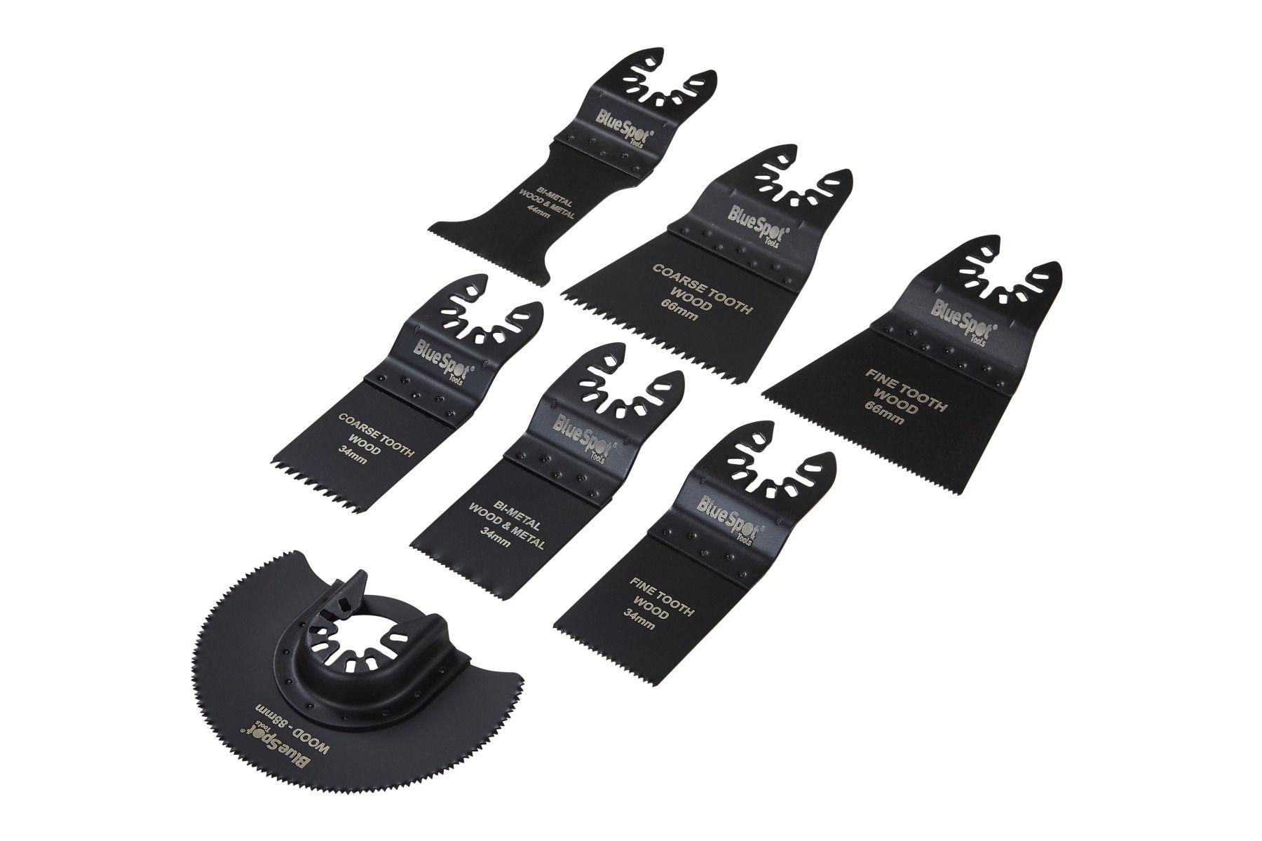 Blue Spot Tools 7 PCE Multi-Tool Blade Set