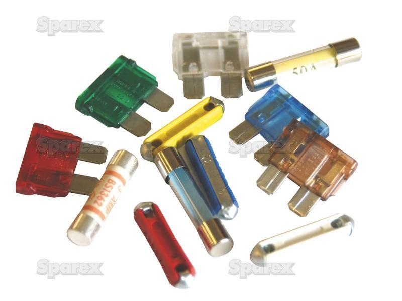 Assorted Ceramic/Blade & Glass Fuses 450 pcs. Compak