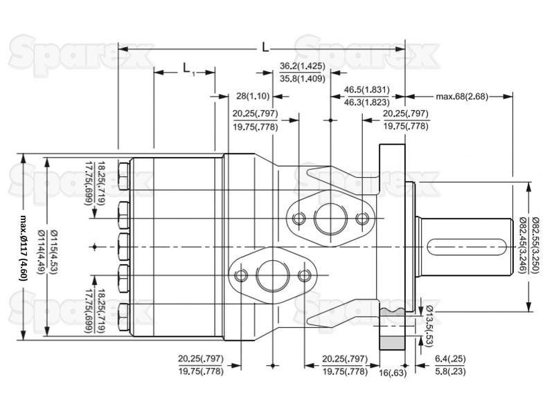 Orbital Hydraulic Motor Danfoss (OMH200)