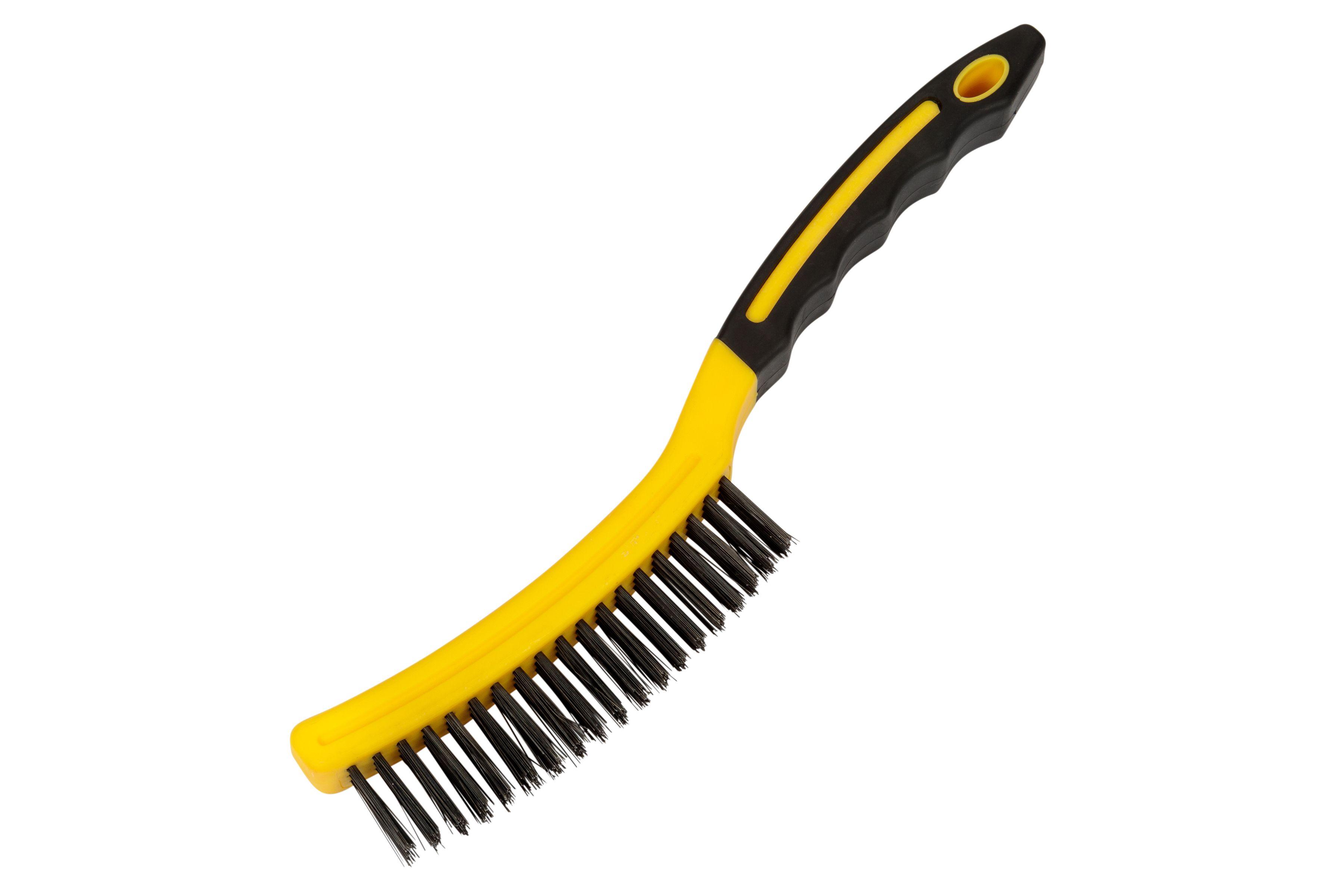 Blue Spot Tools Long Handle Soft Grip Wire Brush