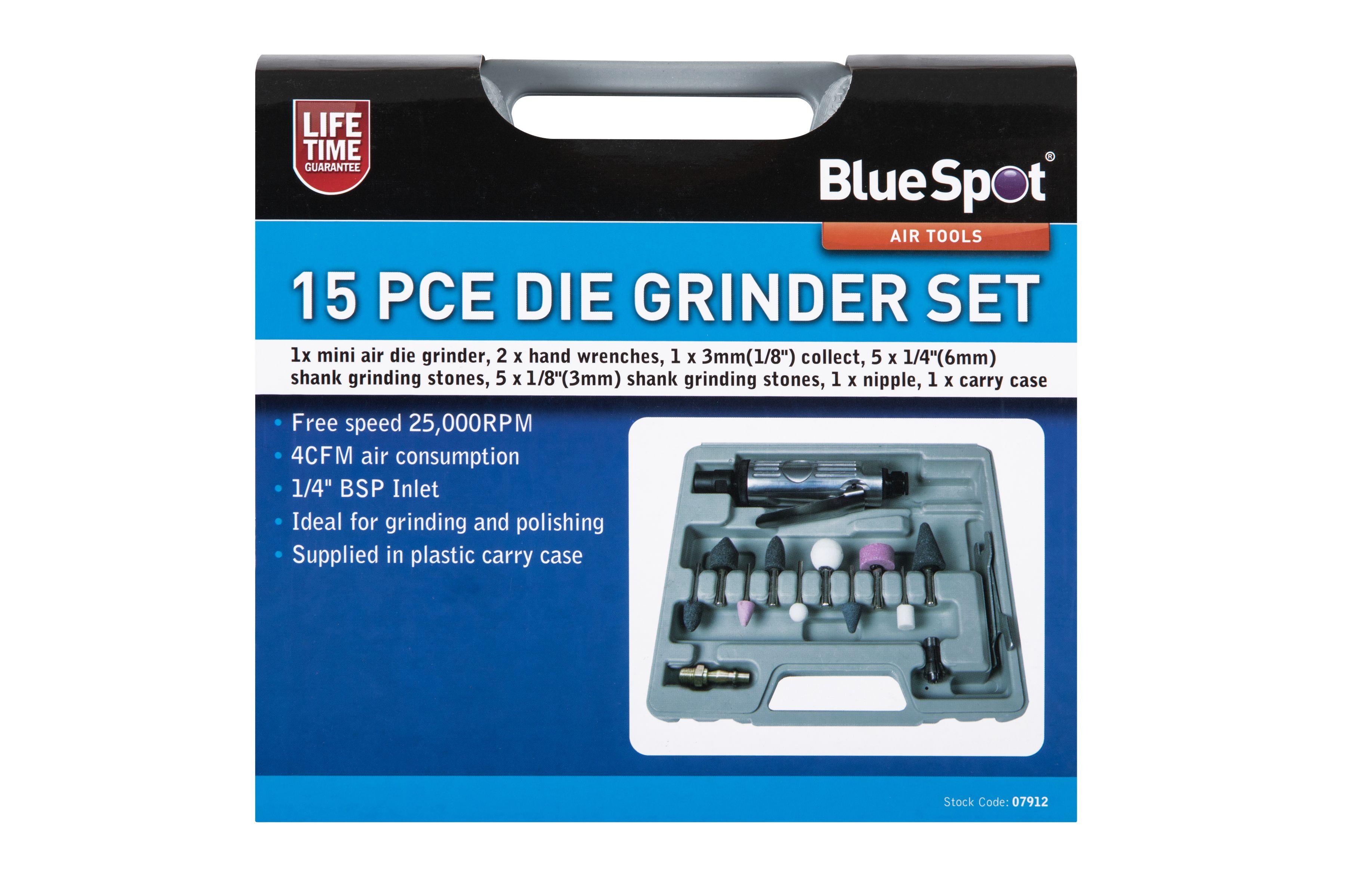 Blue Spot Tools 15 PCE Die Grinder Set