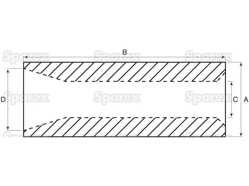 Loader Tine Bush - Ø55 x 120mm (Conus 2)