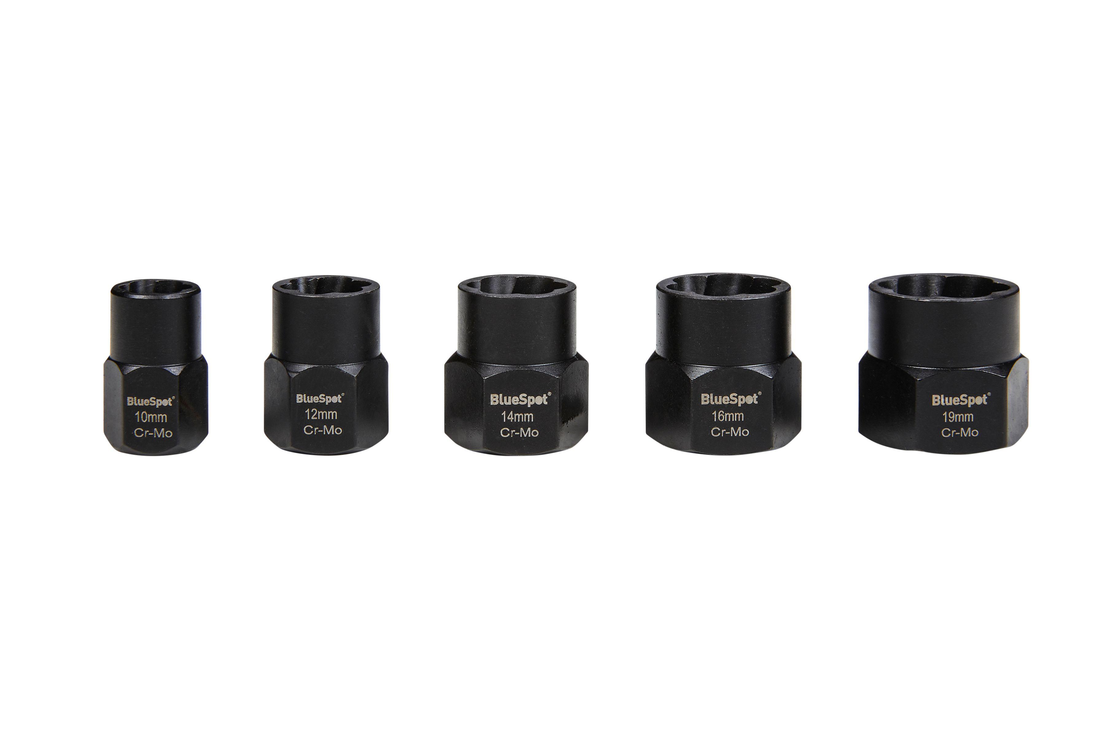 Blue Spot Tools 10 PCE Bolt Remover Set (9-19mm)