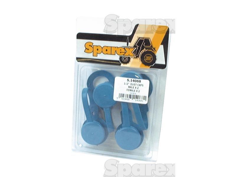 Dust Plug 1/2'' Blue Fits (4 pcs. Agripak)