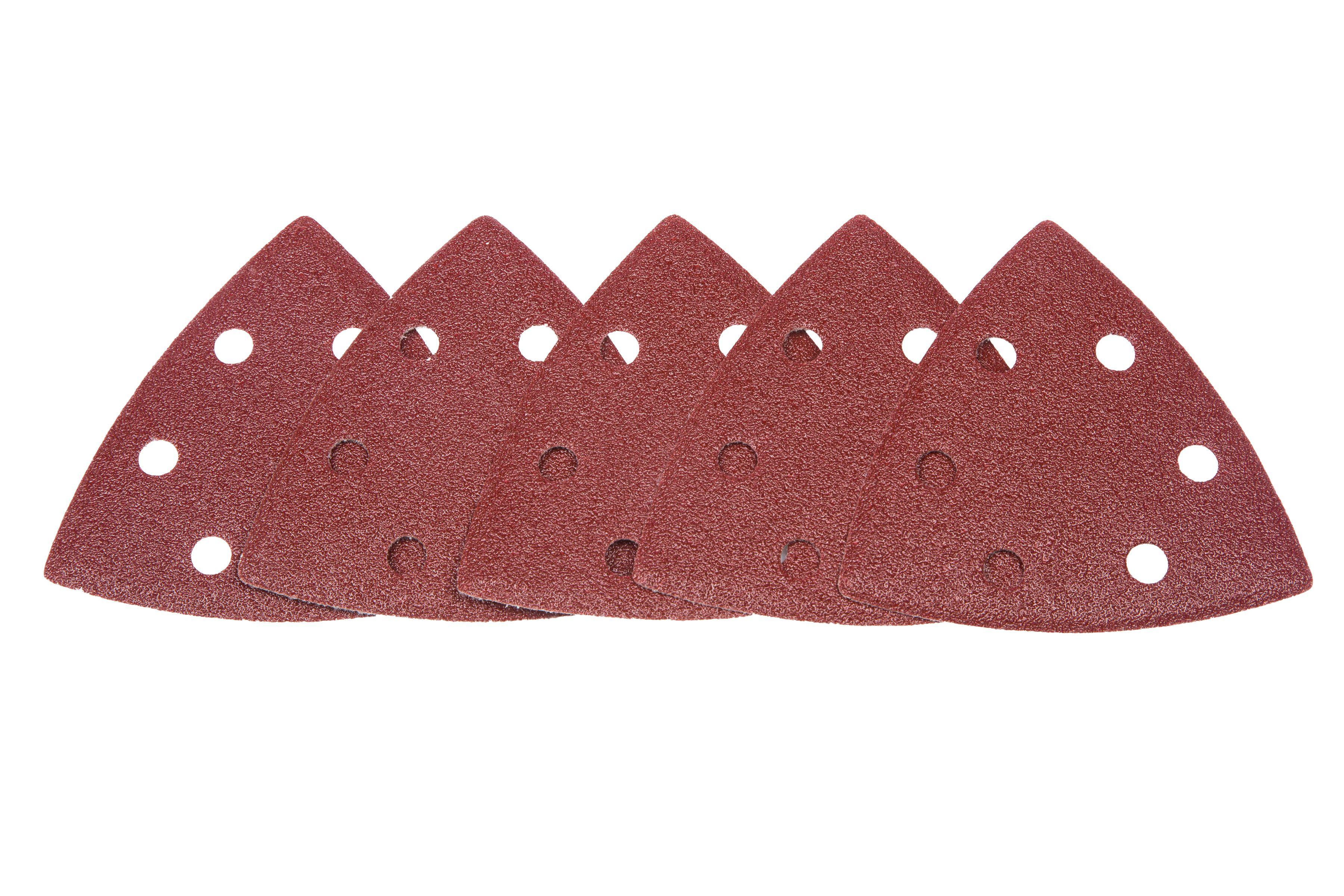 Blue Spot Tools 93mm 5 Pack 120 Grit Delta Sanding Sheets