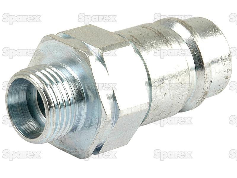Sparex Quick Release Hydraulic Coupling Male 1/2'' Body x M18 x 1.50 Metric Male Thread PARKER HANNIFIN (4V14D6X4)
